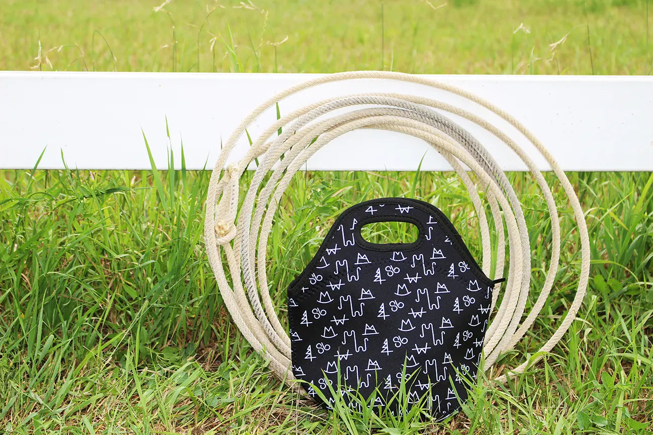 Black Brand Lunch Tote