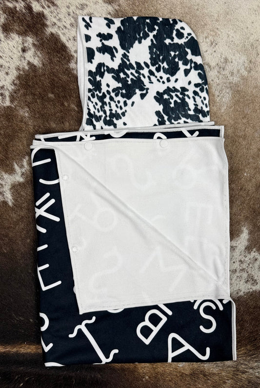 Midnight Branded Hooded Towel