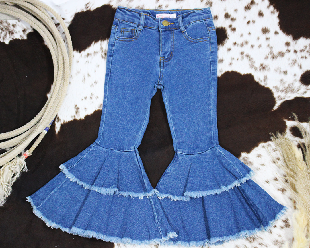 Double Flare Denim Jeans