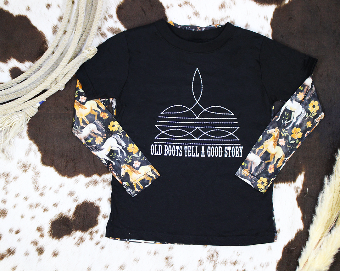 Horse Mesh Long Sleeve The Twisted Filly
