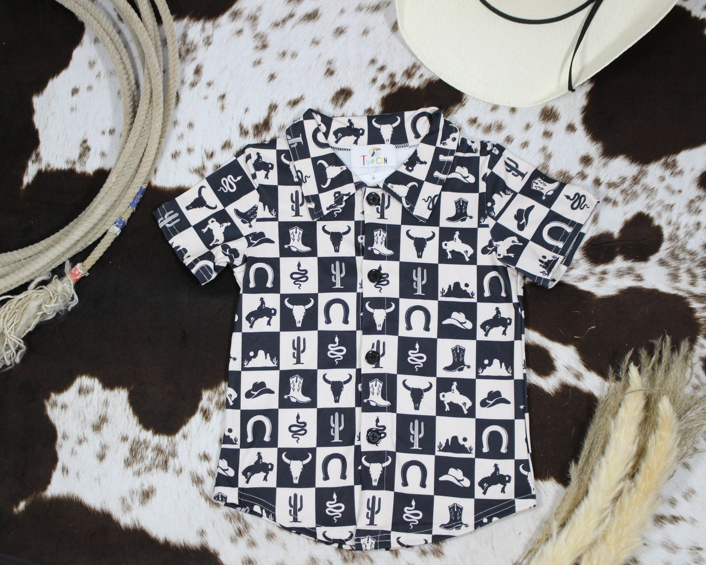 Cowboy Checkers Wellington Designs