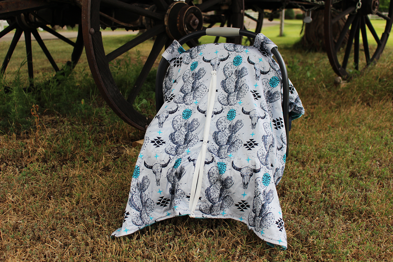 Turquoise Car Seat Cover