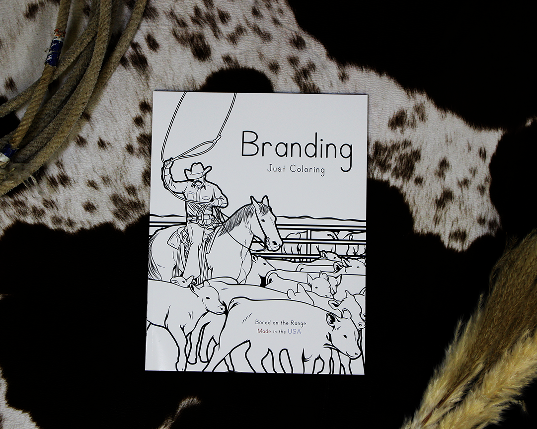 Branding Coloring Book Bored on the Range
