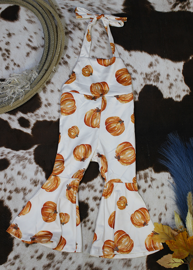 Little Pumpkin Jumpsuit Bailey's Blossoms