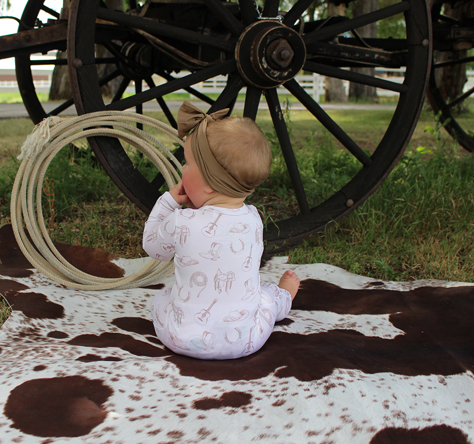 Cowboy Dreams Footie Annie Bean & Co