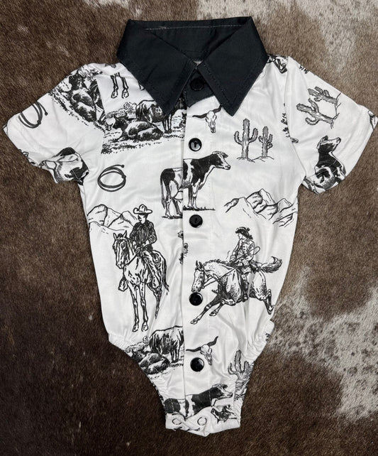 The Cattleman Polo Onsie