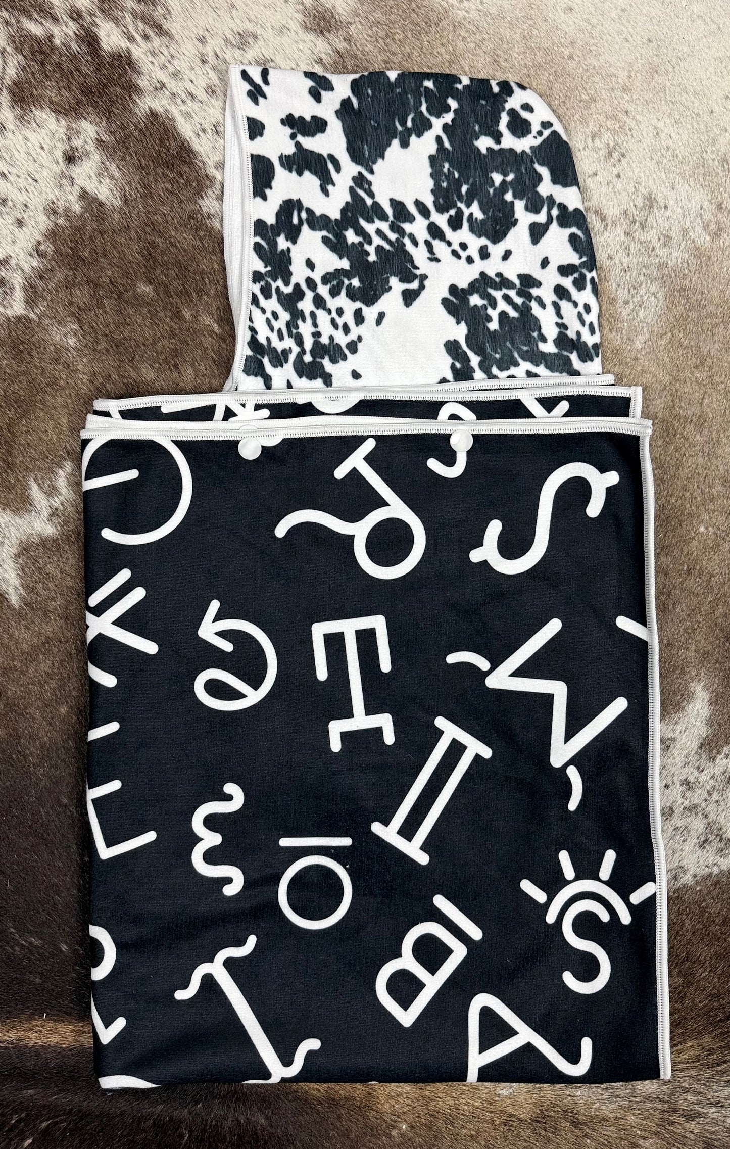 Midnight Branded Hooded Towel