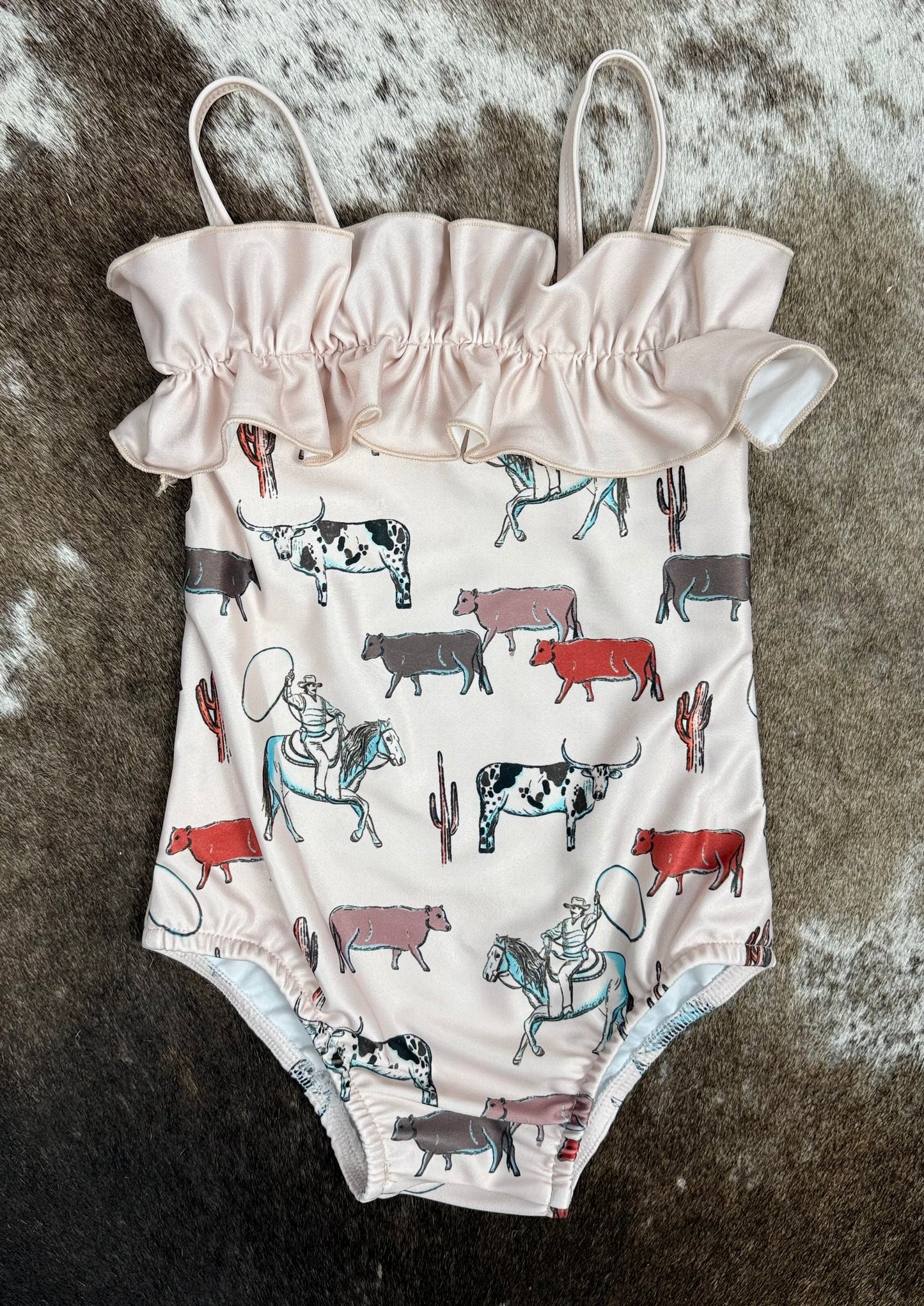 Out On the Range Girls Swimsuit