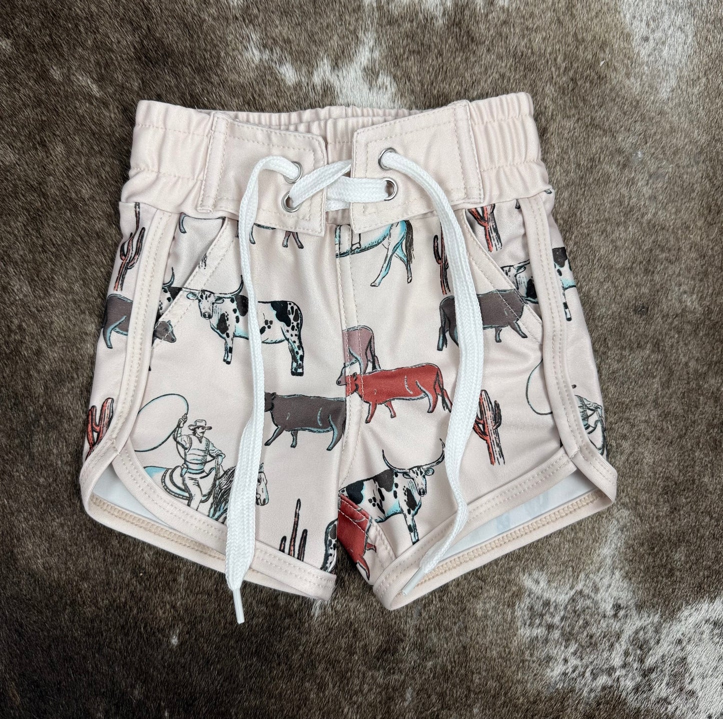 Out On the Range Swim Trunks