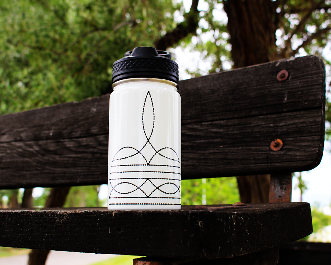 Boot Stitch Water Bottle