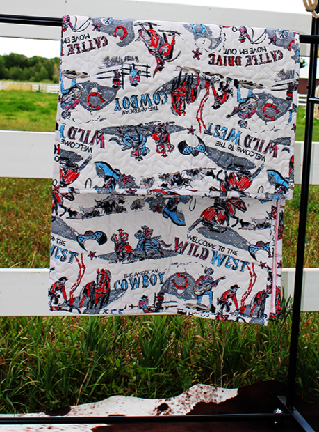 Cattle Drive Baby Blanket