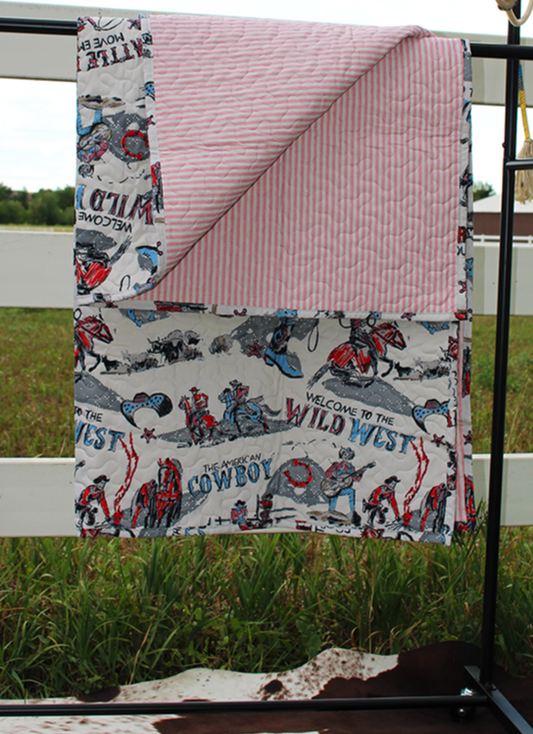 Cattle Drive Baby Blanket
