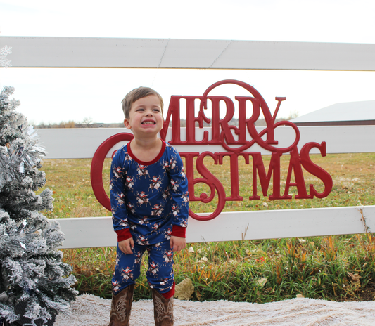 Cowboy Clause PJs Two Piece